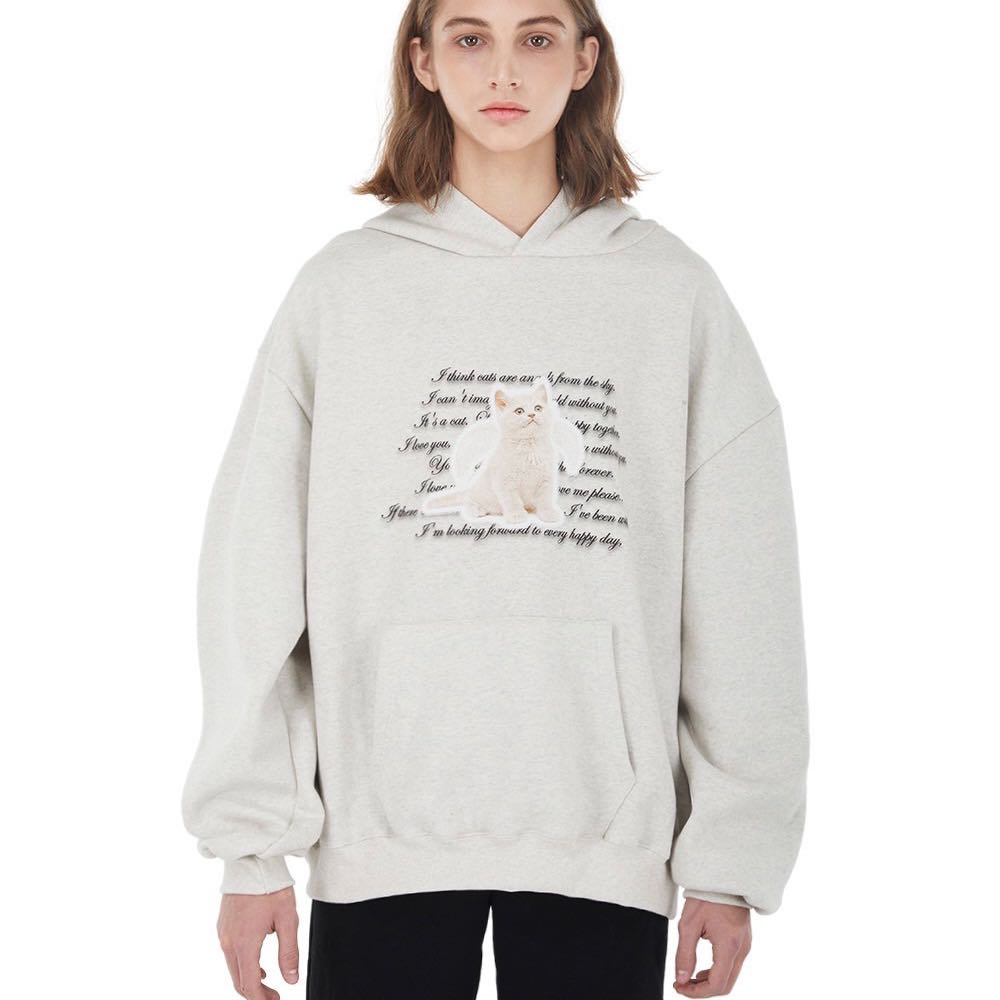[PREORDER] itzavibe Angel Cat Hoodie LINE SHOPPING
