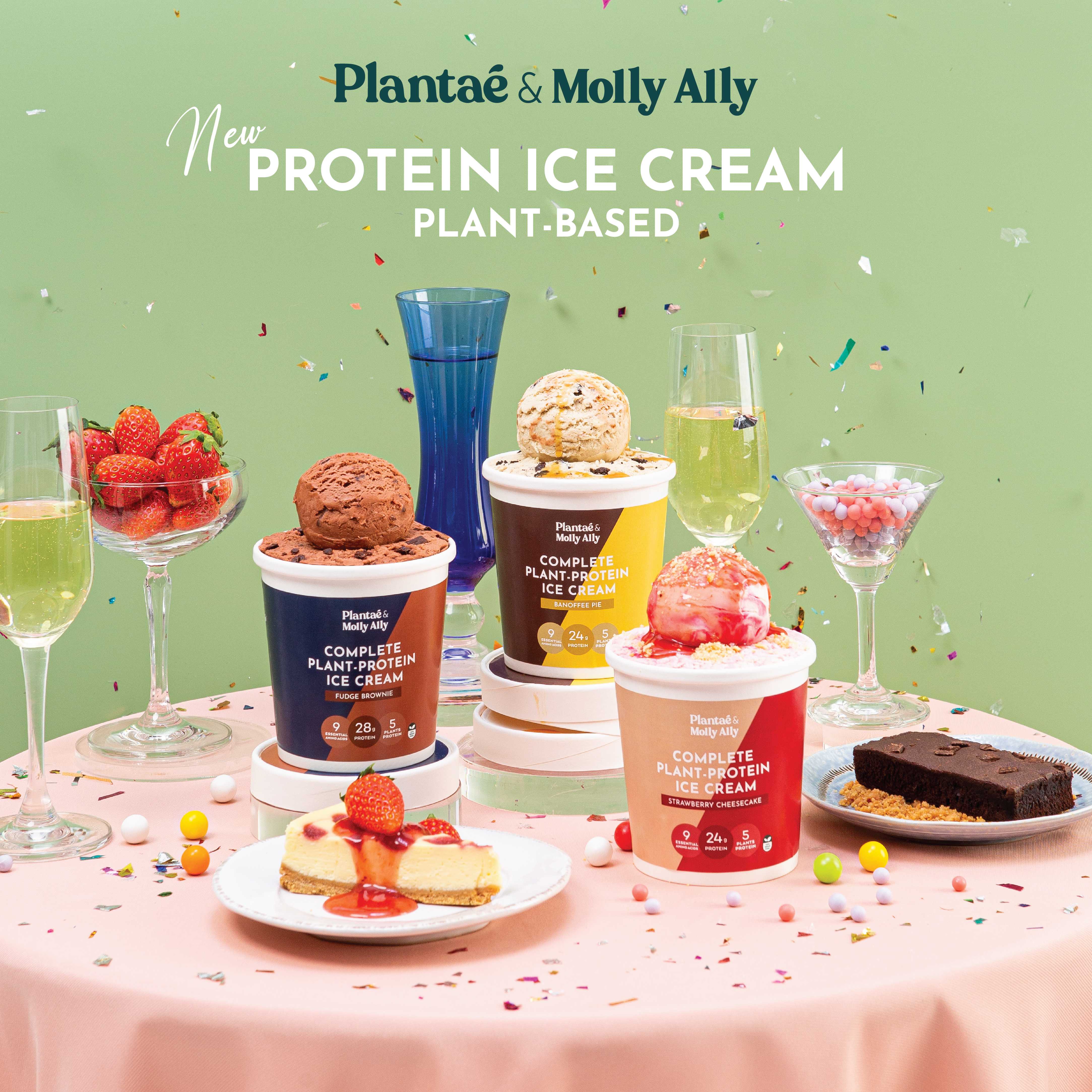 (3 Pints) SET Protein Ice Cream, PlantBased LINE SHOPPING