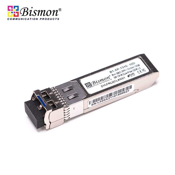 BISMON Mini GBIC Transceiver SFP+ 10GB, 10G-LR, SM, 1310nm 10kM Fiber ...