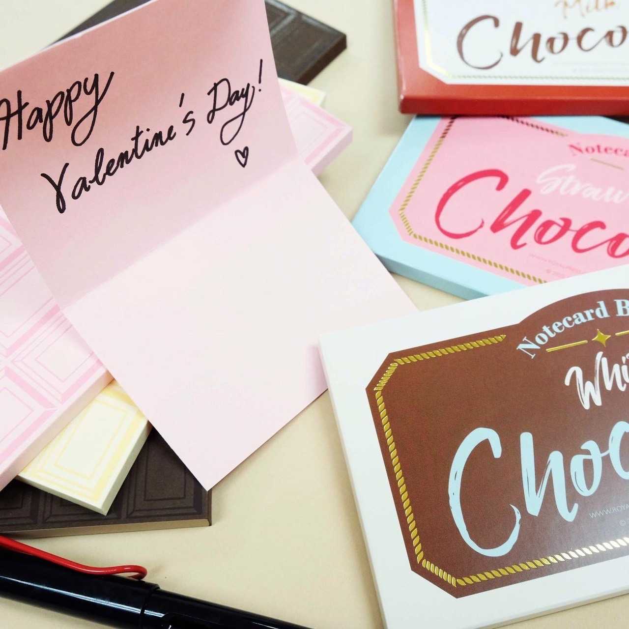 Chocolate Bar Notecard Book LINE SHOPPING