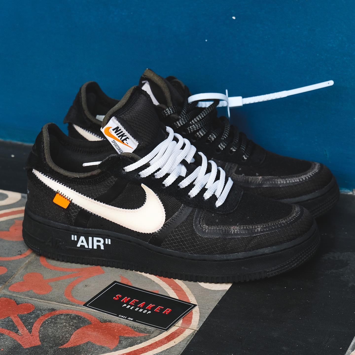 nike x off white air force 1 low black