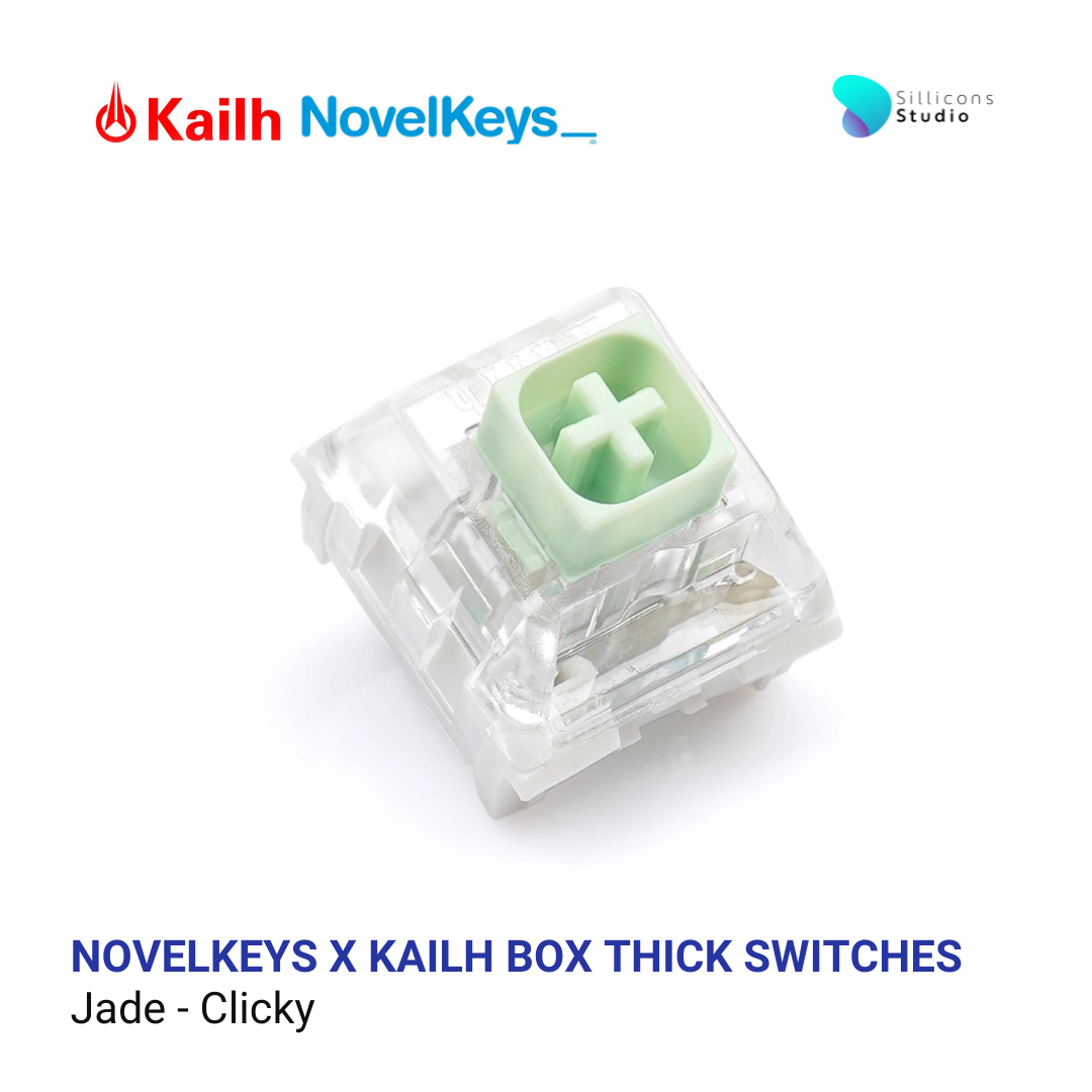 สวิตช์ NOVELKEYS X KAILH BOX THICK SWITCHES (Navy/Jade) LINE SHOPPING