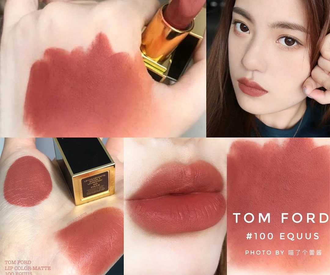 TOM FORD Lip Color Matte Lipstick สี 100 EQUUS LINE SHOPPING