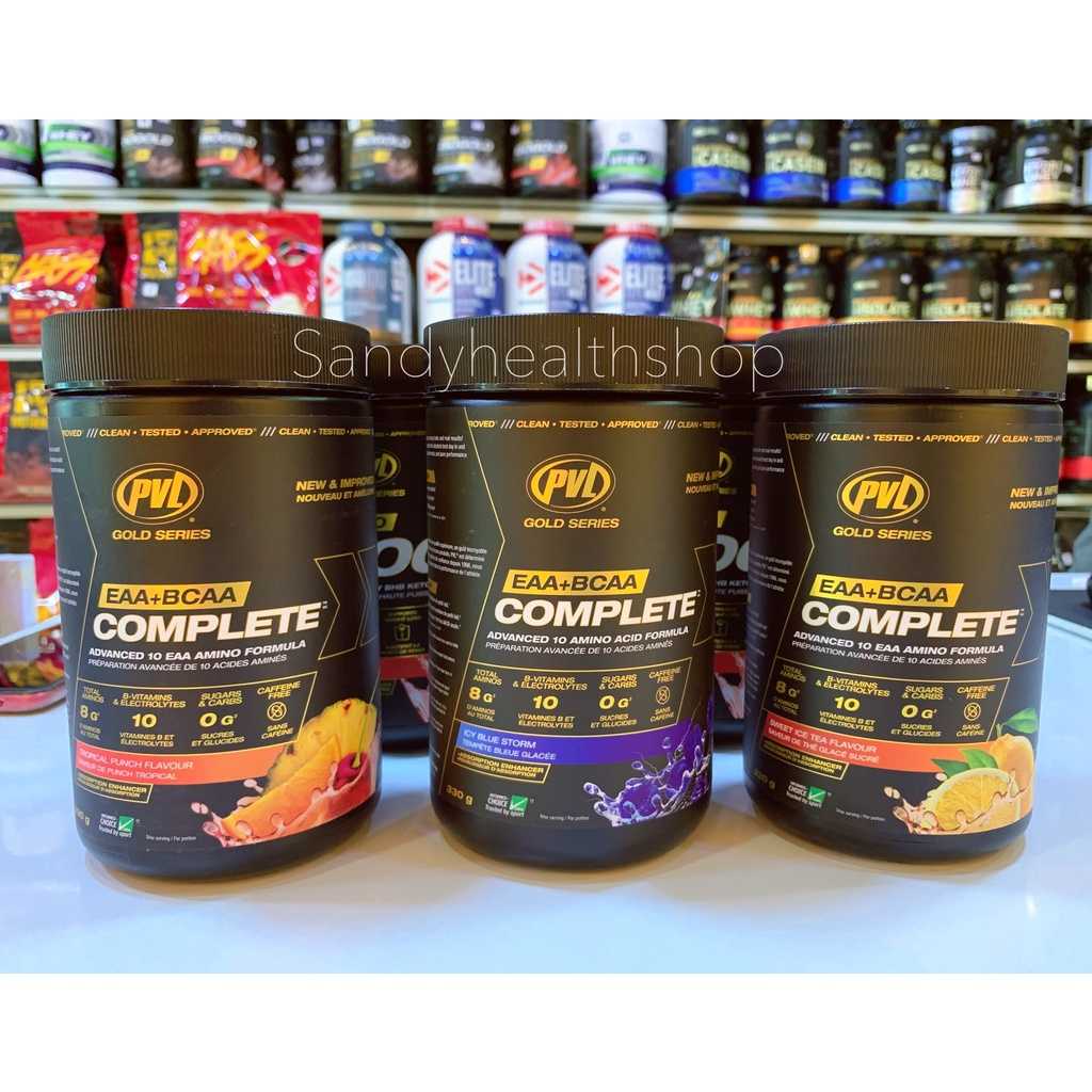 PVL EAA + BCAA Complete 330g. อีเอเอ+บีซีเอเอ เพิ่มความคมชัดของ