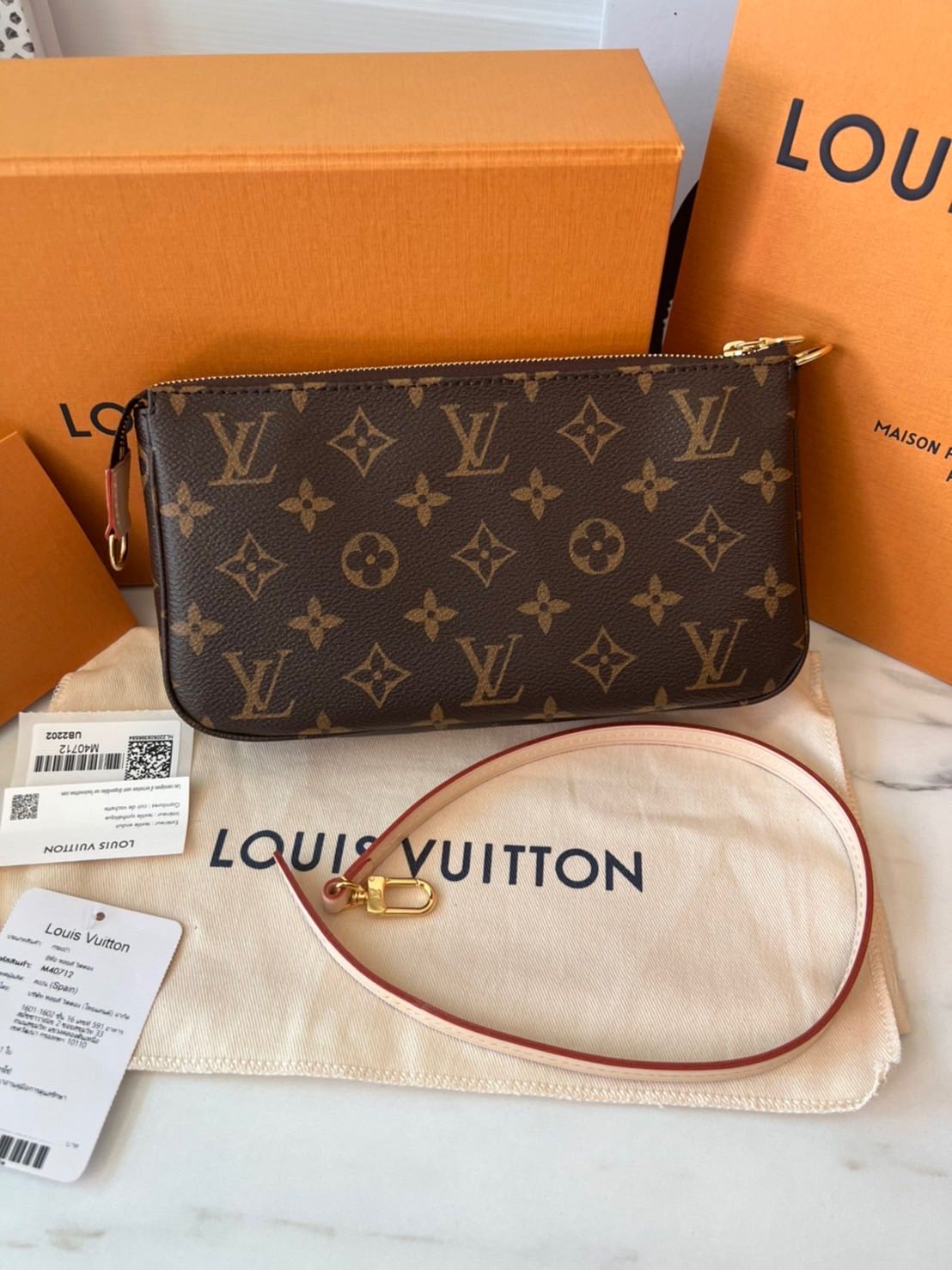 New Lv Pochette Nm Microchip bag LINE SHOPPING