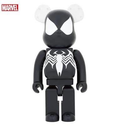 Bearbrick SCARLET SPIDER & BE@RBRICK SPIDER-MAN BLACK COSTUME 1000