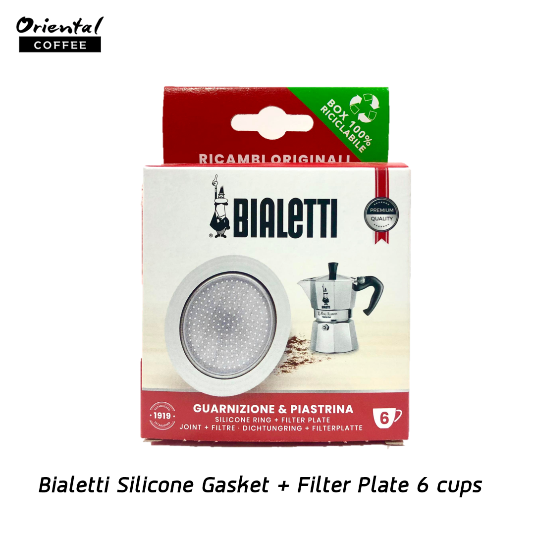 Bialetti Silicone Gasket + Filter Plate 6 cups LINE SHOPPING