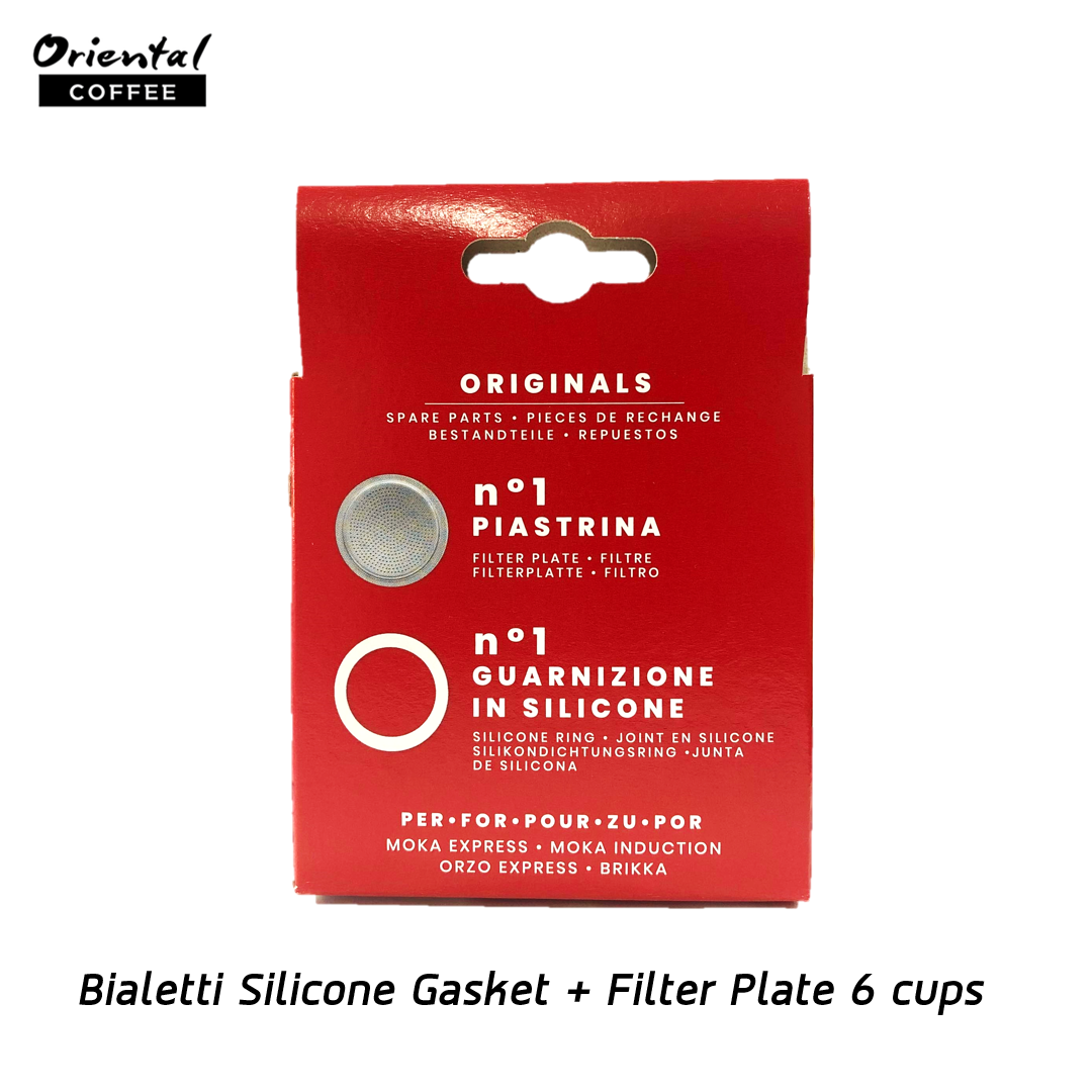 Bialetti Silicone Gasket + Filter Plate 6 cups LINE SHOPPING