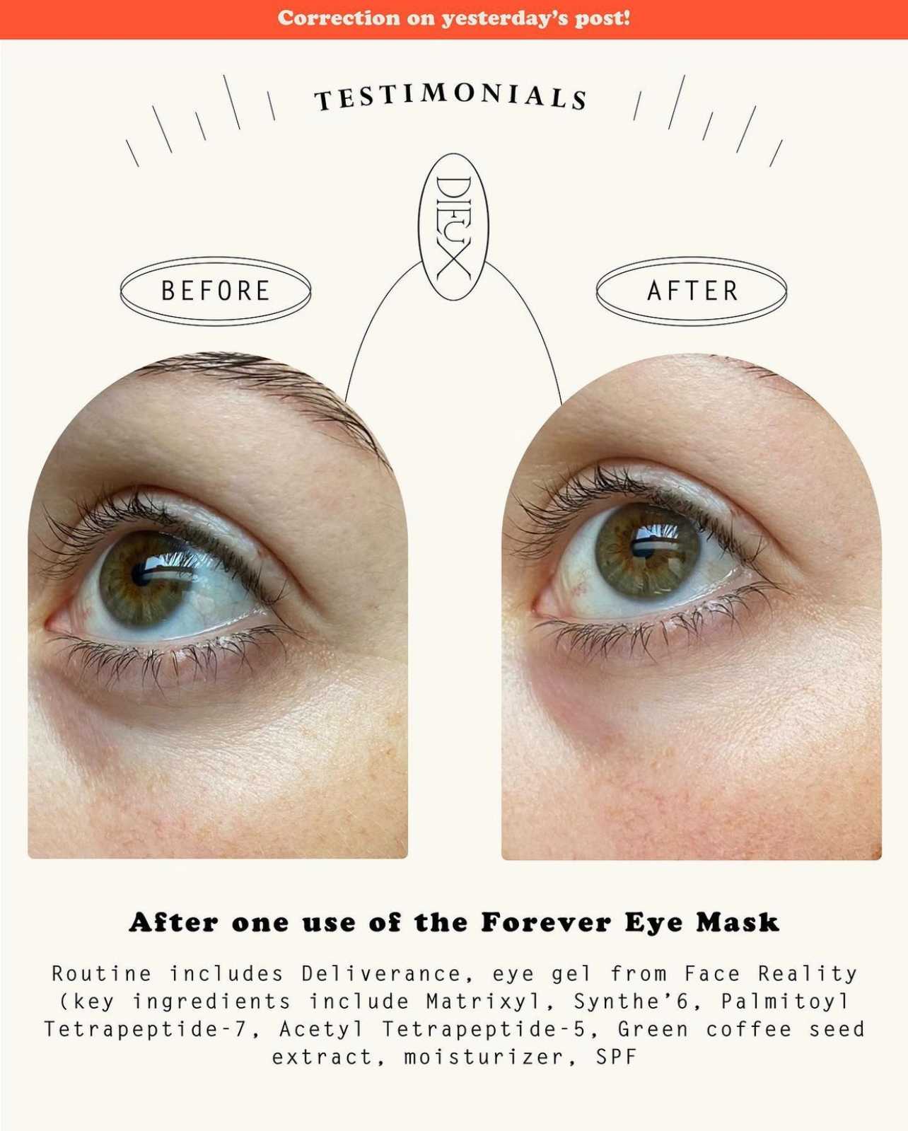 Dieux Forever Eye Mask LINE SHOPPING