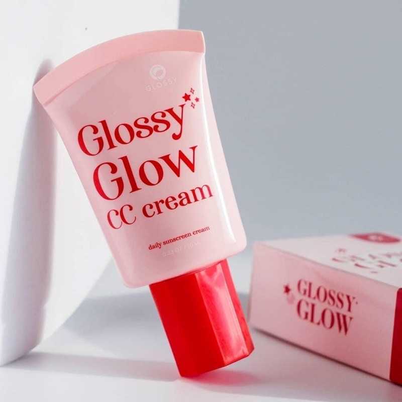 Glossy Glow CC Cream 10G. เนื้อบางเบาผสมกันแดด LINE SHOPPING