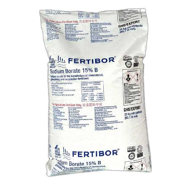 Fertibor เฟอร์ติบอร์ โบรอน 15.2% (Sodium Borate หรือ Borax Pentahydrate ...