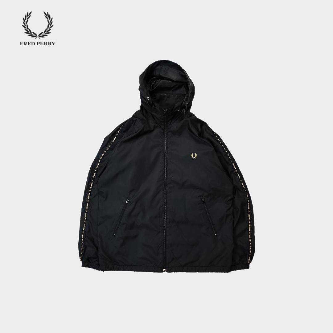 Fred perry outlet windbreaker black