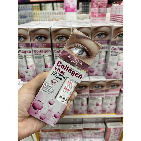 Romina Collagen Vital Anti fatigue Eye Cream 35g. โรมิน่า คอลลาเจน ครีมทาใต้ตา LINE SHOPPING