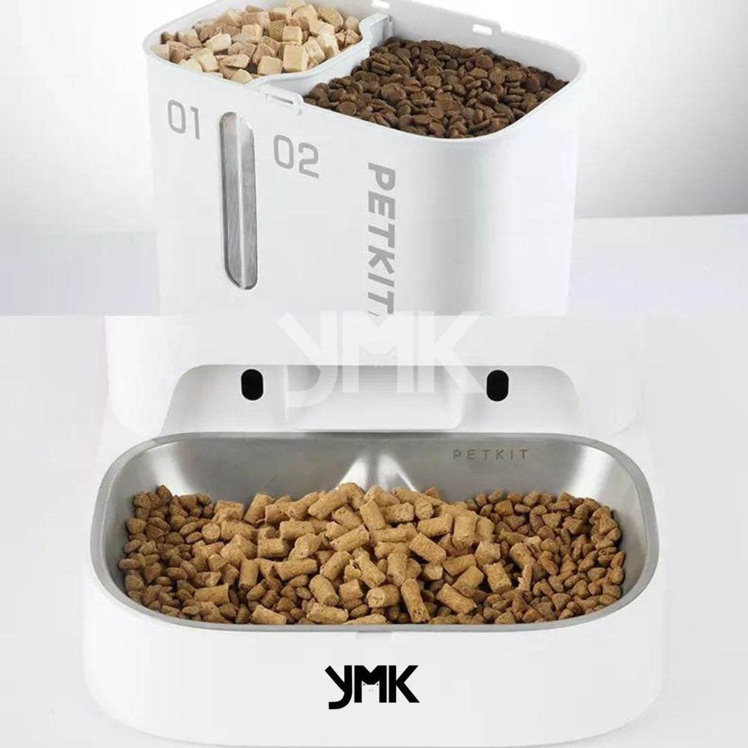 PETKIT Fresh Element Gemini เครื่องให้อาหารสัตว์เลี้ยงแบบผสมอาหาร 2 แบบ ...