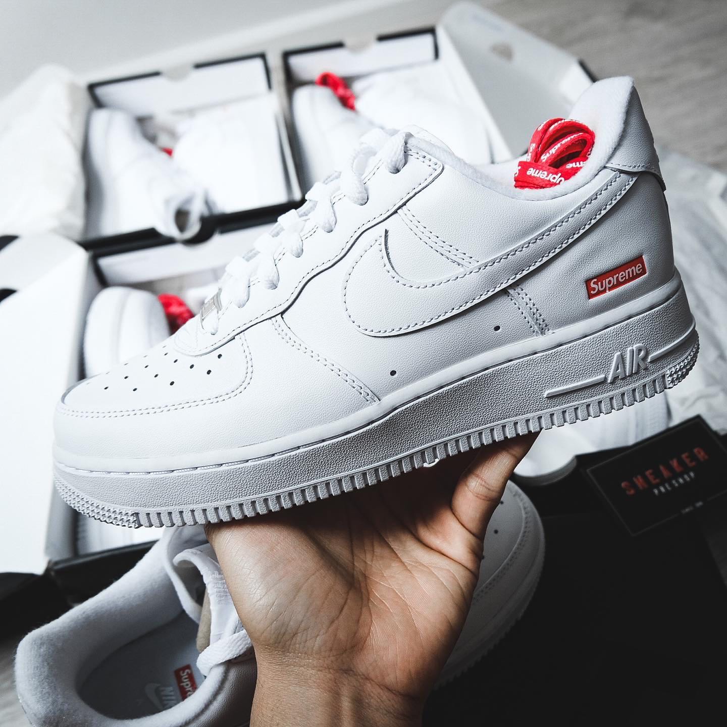 ファッション雑貨 Supreme × Air force 1 Low White us8 26cm | www ...