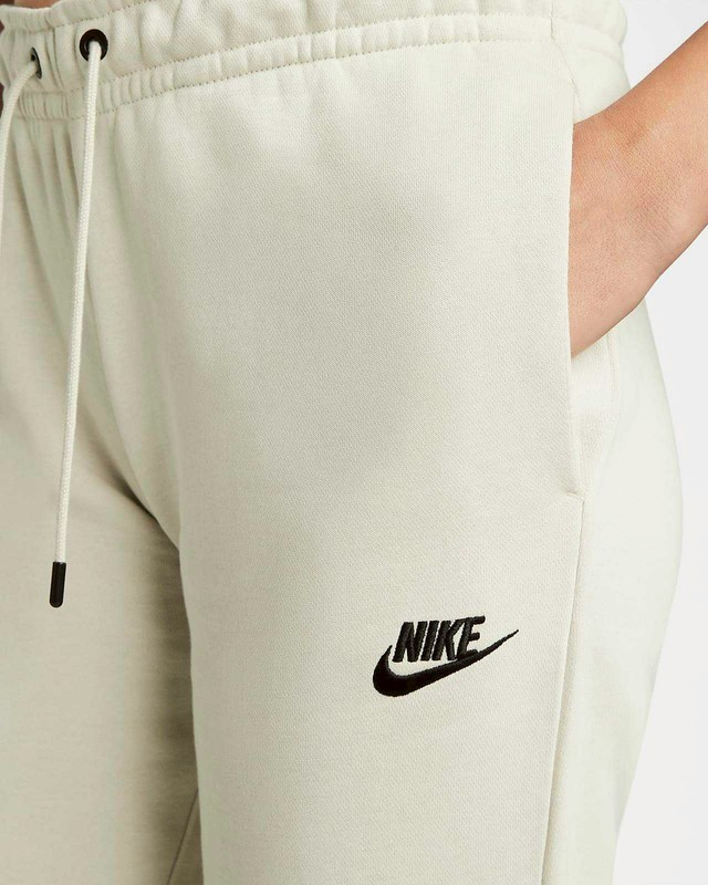 Nike essential tight fit fleece joggers in off white LINE SHOPPING