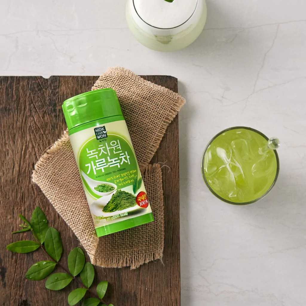 ชาเขียวแบบผง NOKCHAWON organic powdered green tea 50g LINE SHOPPING