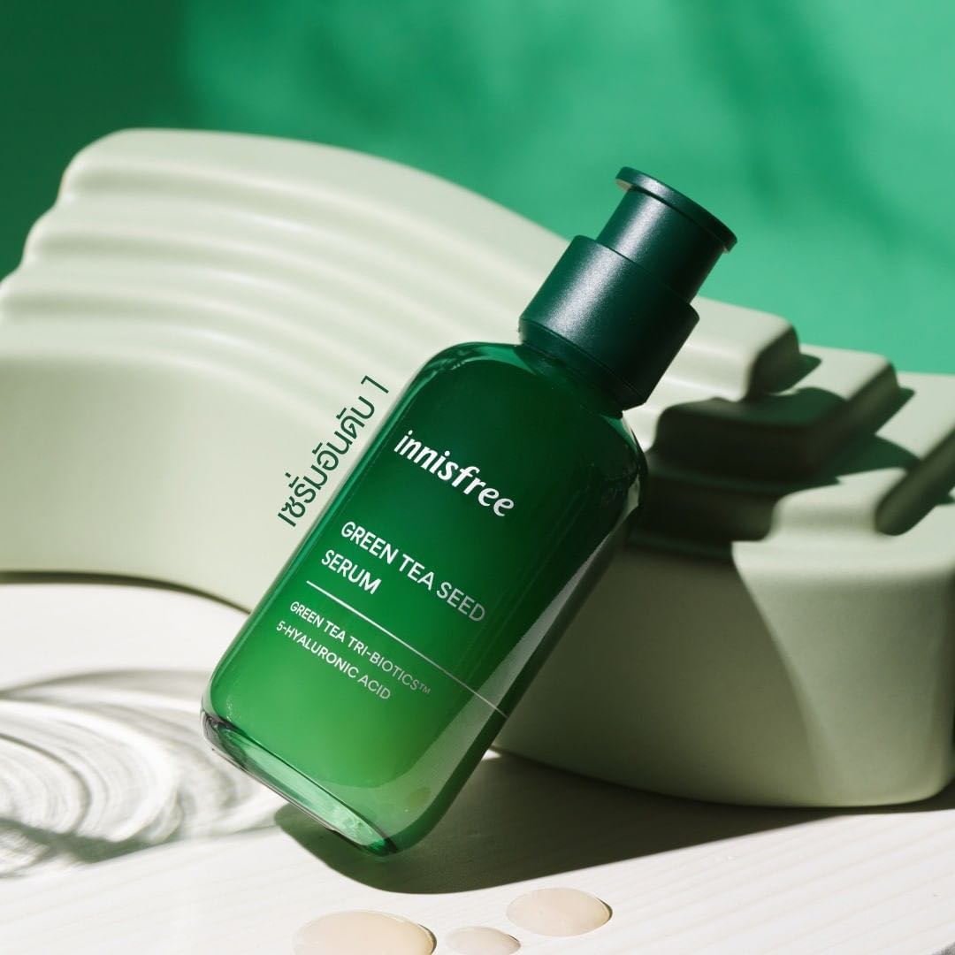 Innisfree Green Tea Seed Serum Green Tea TriBiotics 5Hyaluronic Acid