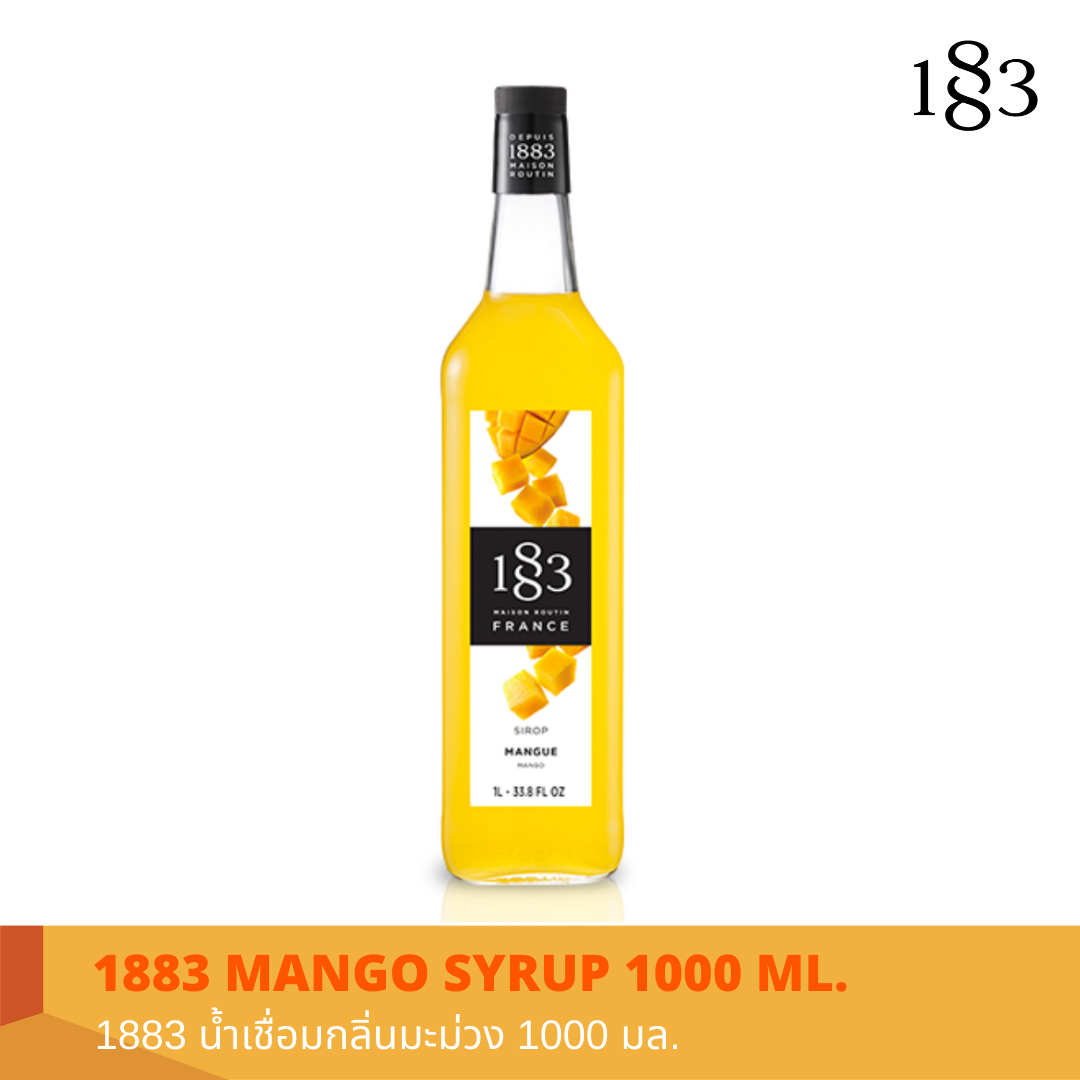 1883 MANGO FLAVORED SYRUP 1000 ml. LINE SHOPPING