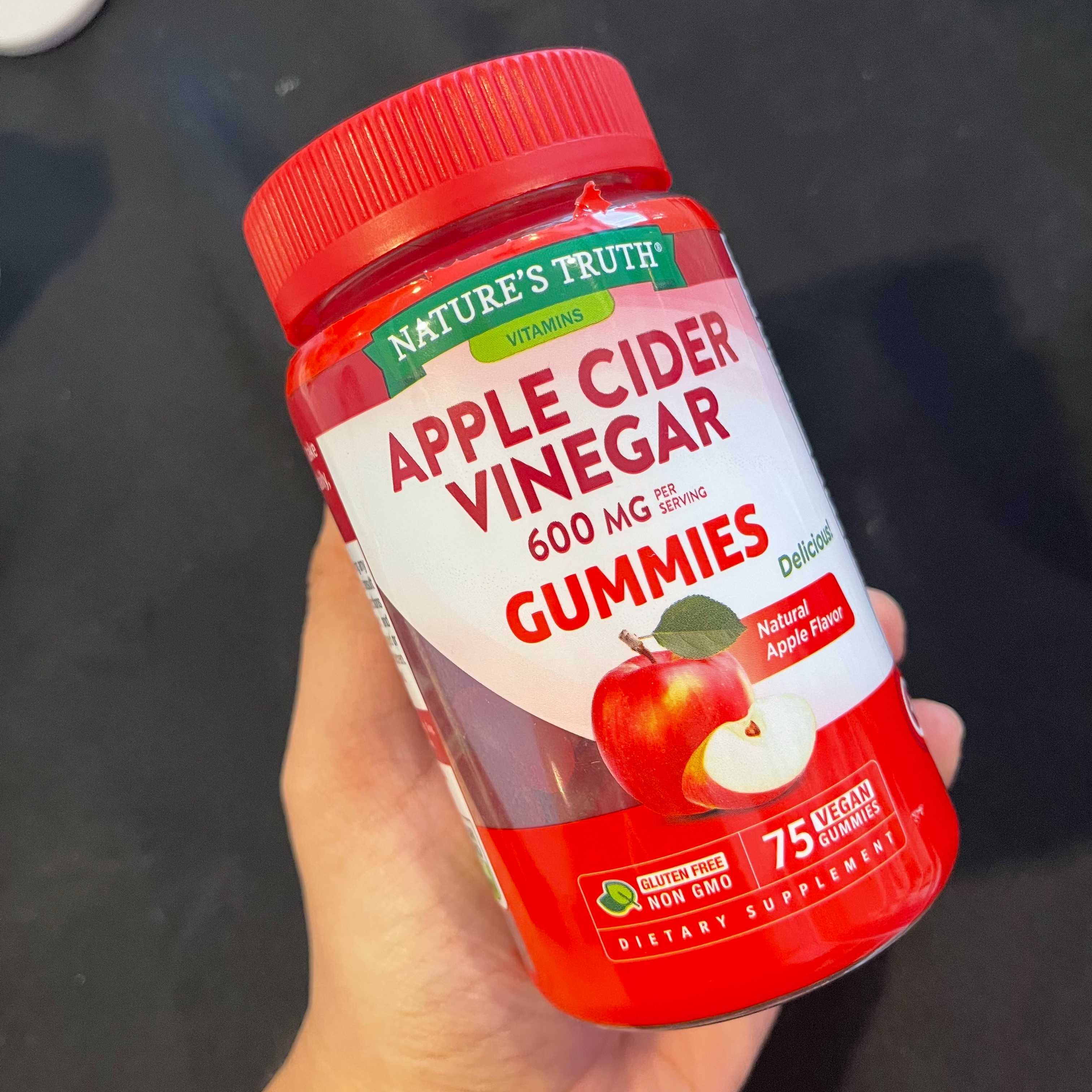 แอปเปิ้ลไซเดอร์กัมมี่ Nature's truth Apple cider Vinegar Gummies 75 ชิ้น LINE SHOPPING