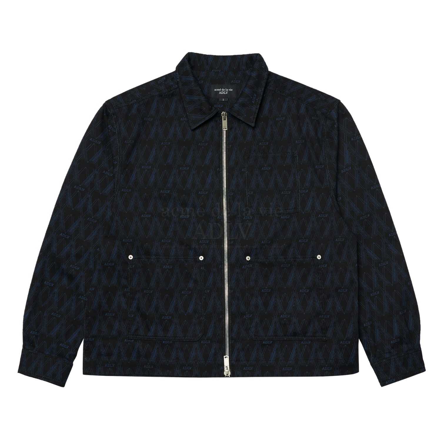[PRE-ORDER] ADLV A LOGO MONOGRAM PATTERN WOVEN JACKET | LINE SHOPPING