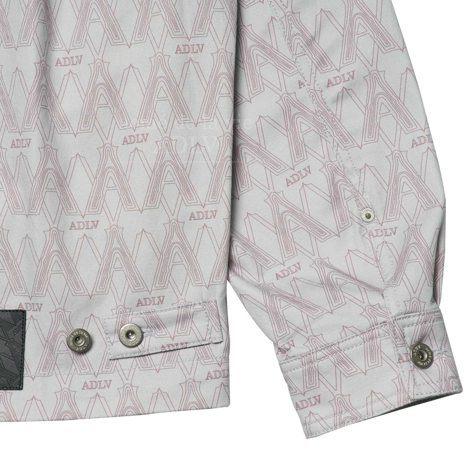 [PRE-ORDER] ADLV A LOGO MONOGRAM PATTERN WOVEN JACKET | LINE SHOPPING