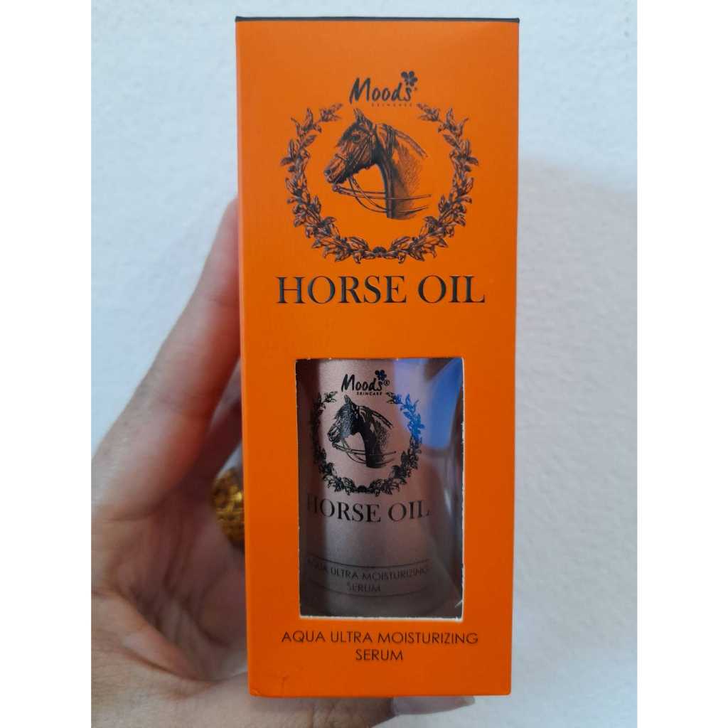เซรั่ม น้ำมันม้า Moods horse oil aqua ultra moisturizing serum 20ml. LINE SHOPPING