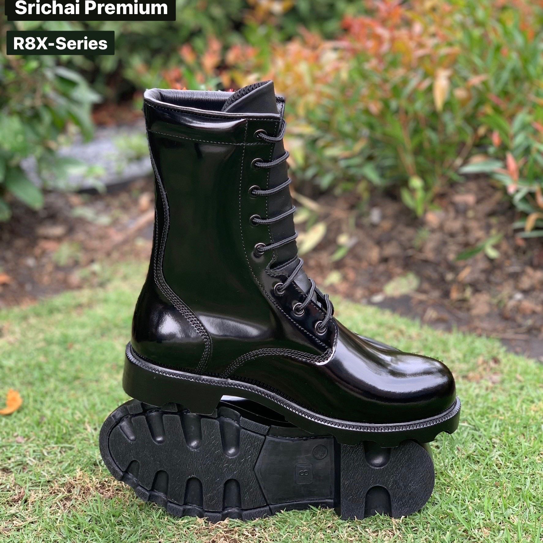 ค3. ️คอมแบท รุ่น R8X-Series พื้นยางโรเสิท หนังขัดพรีเมี่ยม | LINE SHOPPING