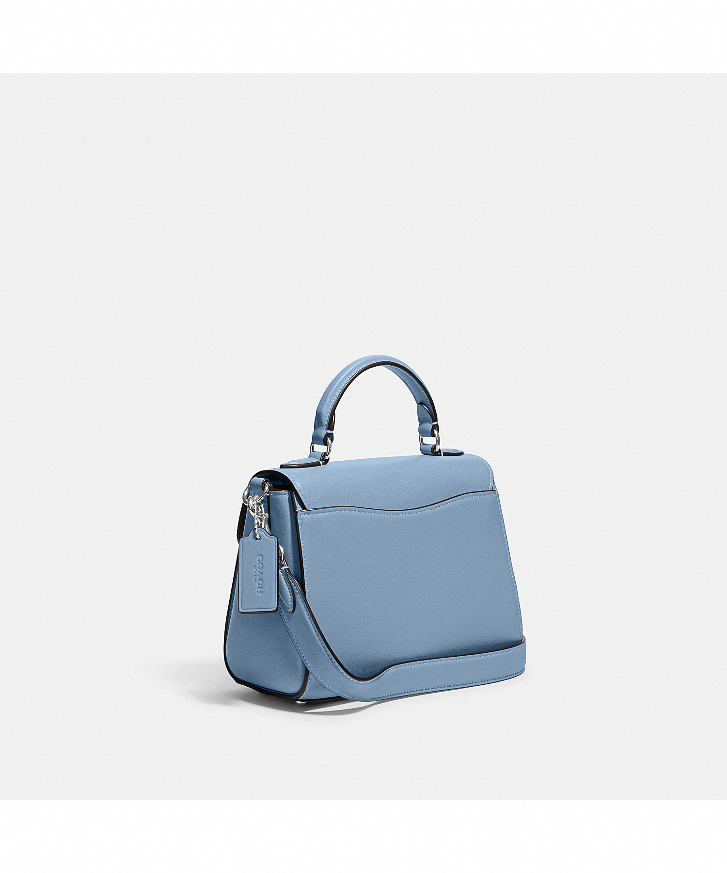 COACH TOP HANDLE SATCHEL IN SIGNATURE CHAMBRAY CH142 SVM6A