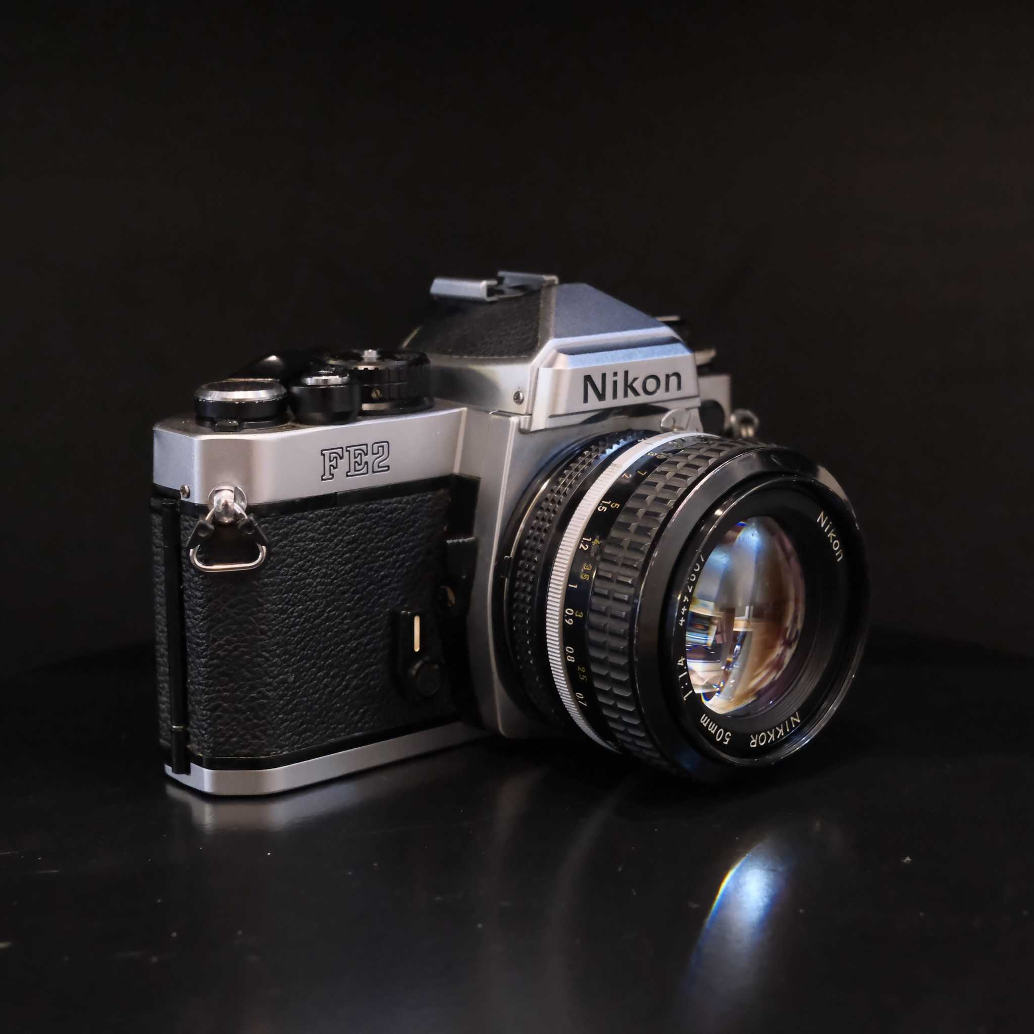 กล้อง Nikon FE2 + 50 f1.4ai Rare!! (สภาพสวย) LINE SHOPPING