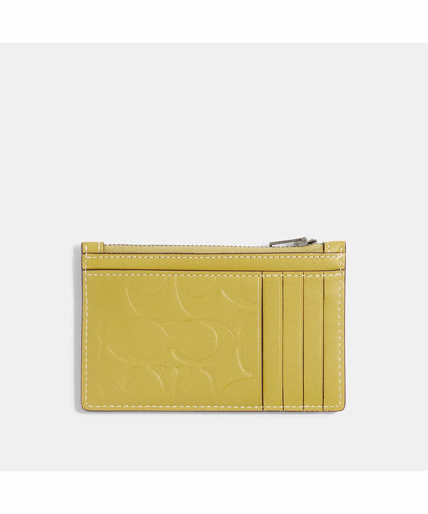 COACH ZIP CARD CASE IN SIGNATURE LEATHER C9993 QBVFM LINE SHOPPING