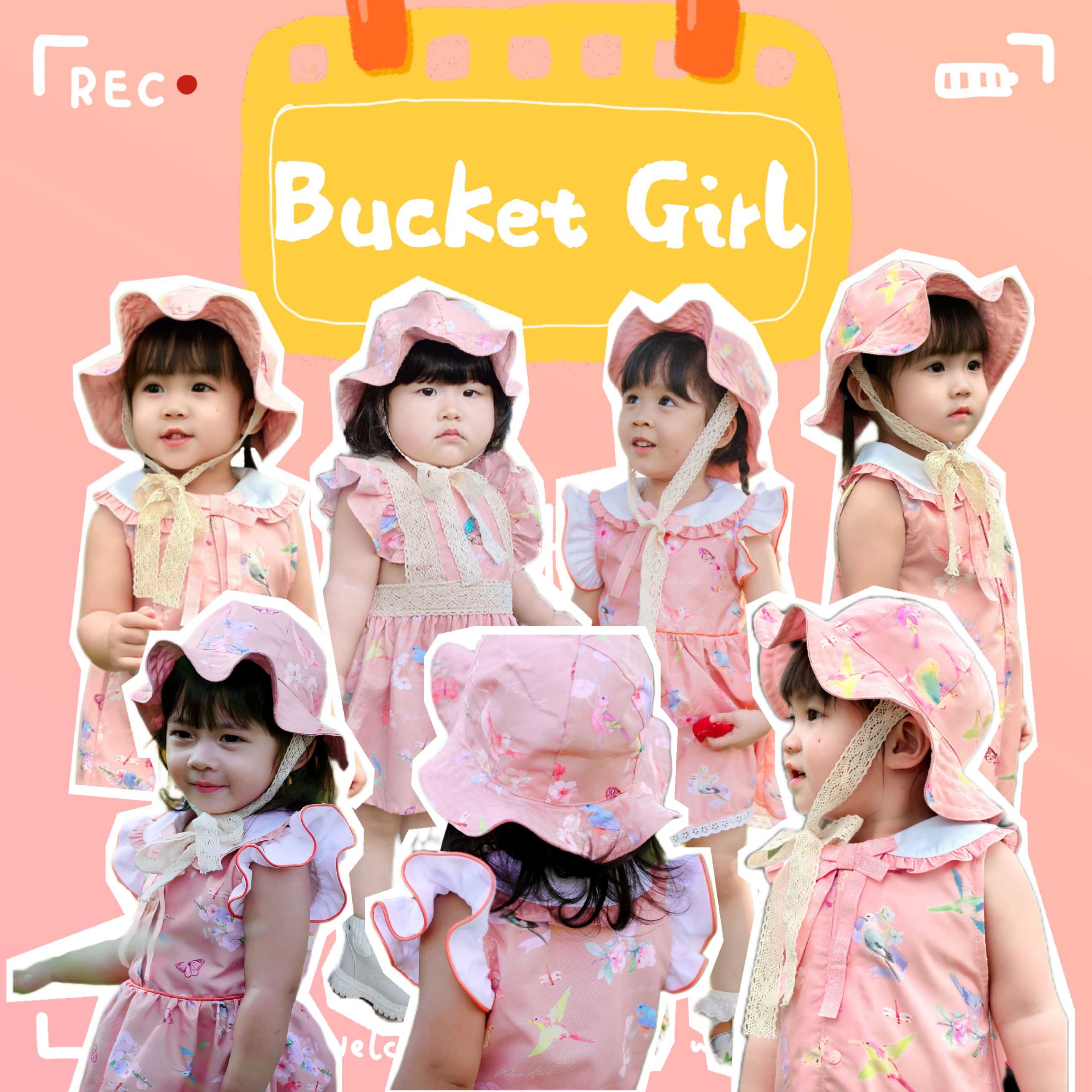 Bucket Girl หมวก Bird of paradise LINE SHOPPING