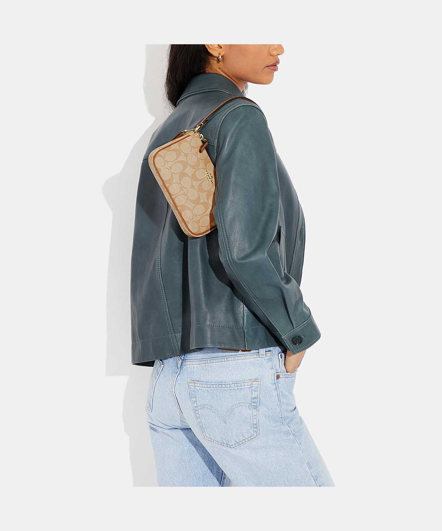 COACH NOLITA 19 IN SIGNATURE CANVAS C3308 IMVHK LINE SHOPPING