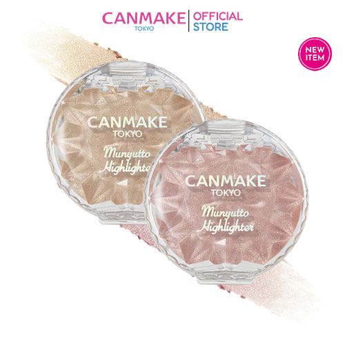 Canmake Munyutto Highlighter (3.8 g) ไฮไลท์เนื้อเจลลี่ เนียนนุ่ม LINE