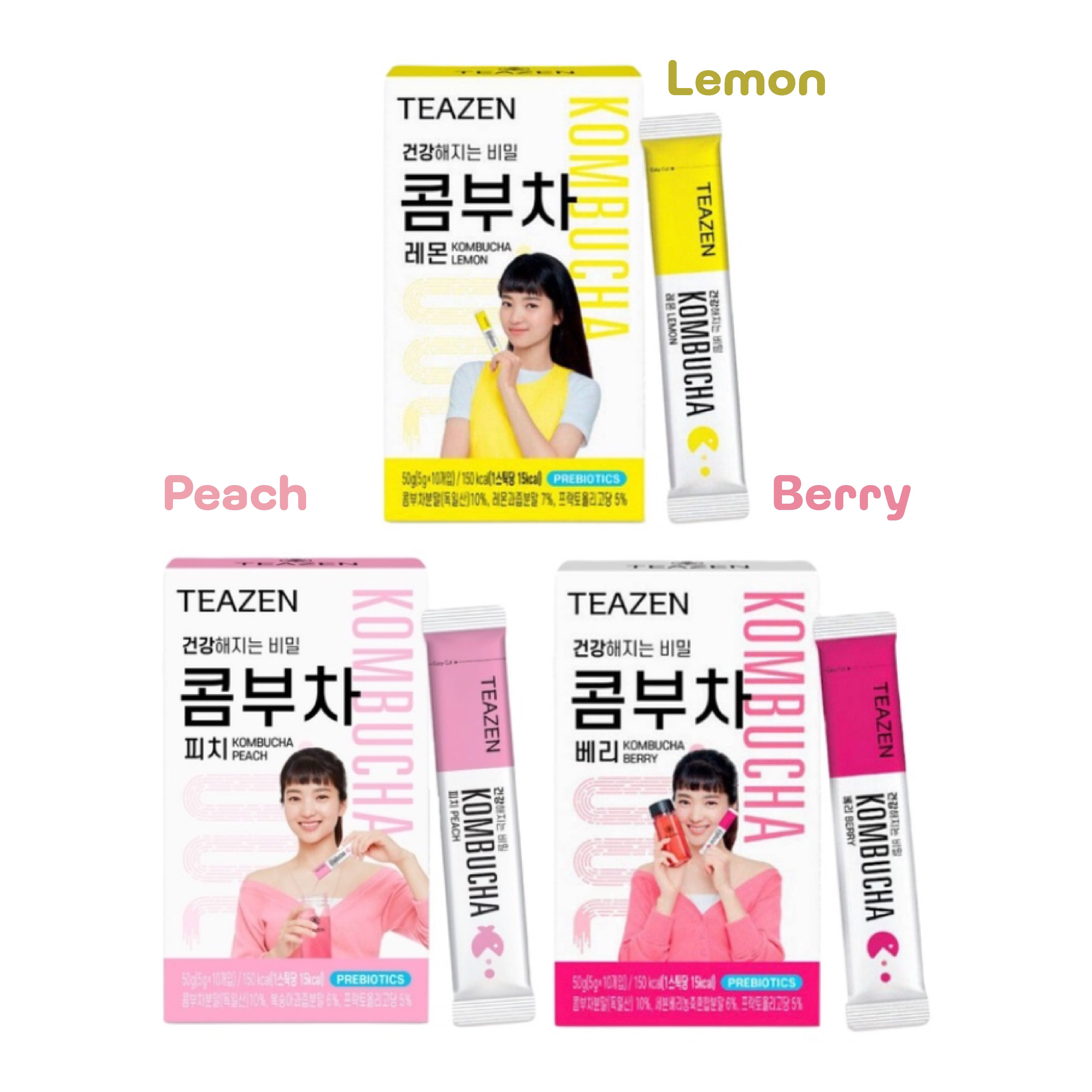 TEAZEN Kombucha ชาหมักเกาหลี (คอมบุชาจองกุก) 10 ซอง LINE SHOPPING