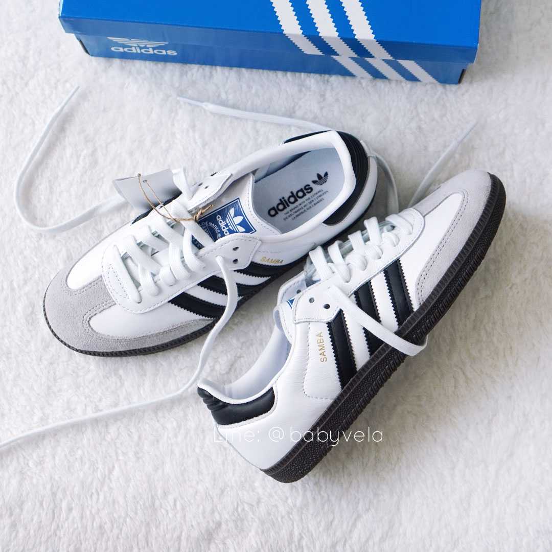 Adidas SAMBA OG SHOES Adult (Cloud White / Core Black / Gum