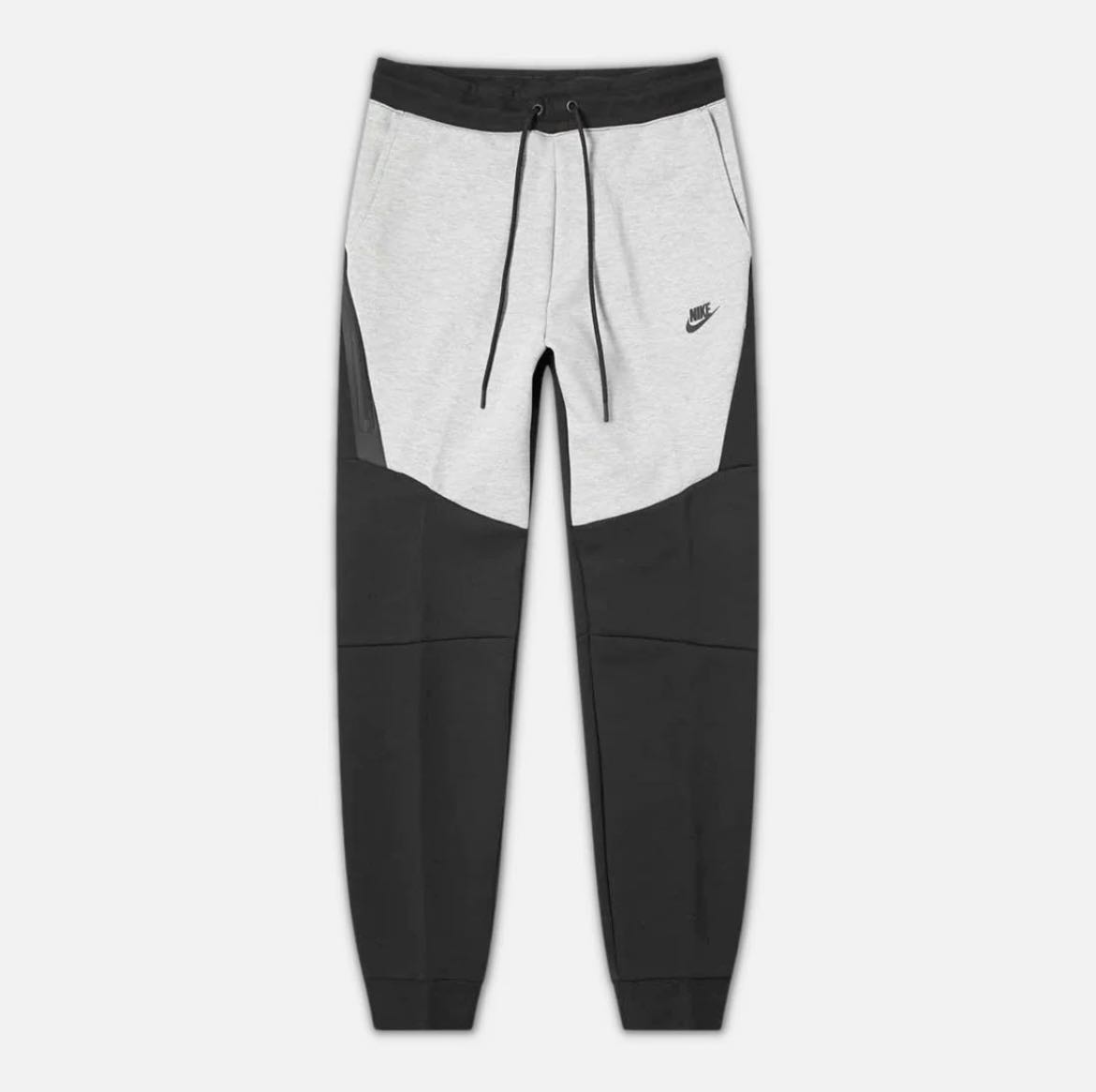 NIKE TECH FLEECE JOGGERS BLACK AND GREY (OLD SEASON) LINE SHOPPING