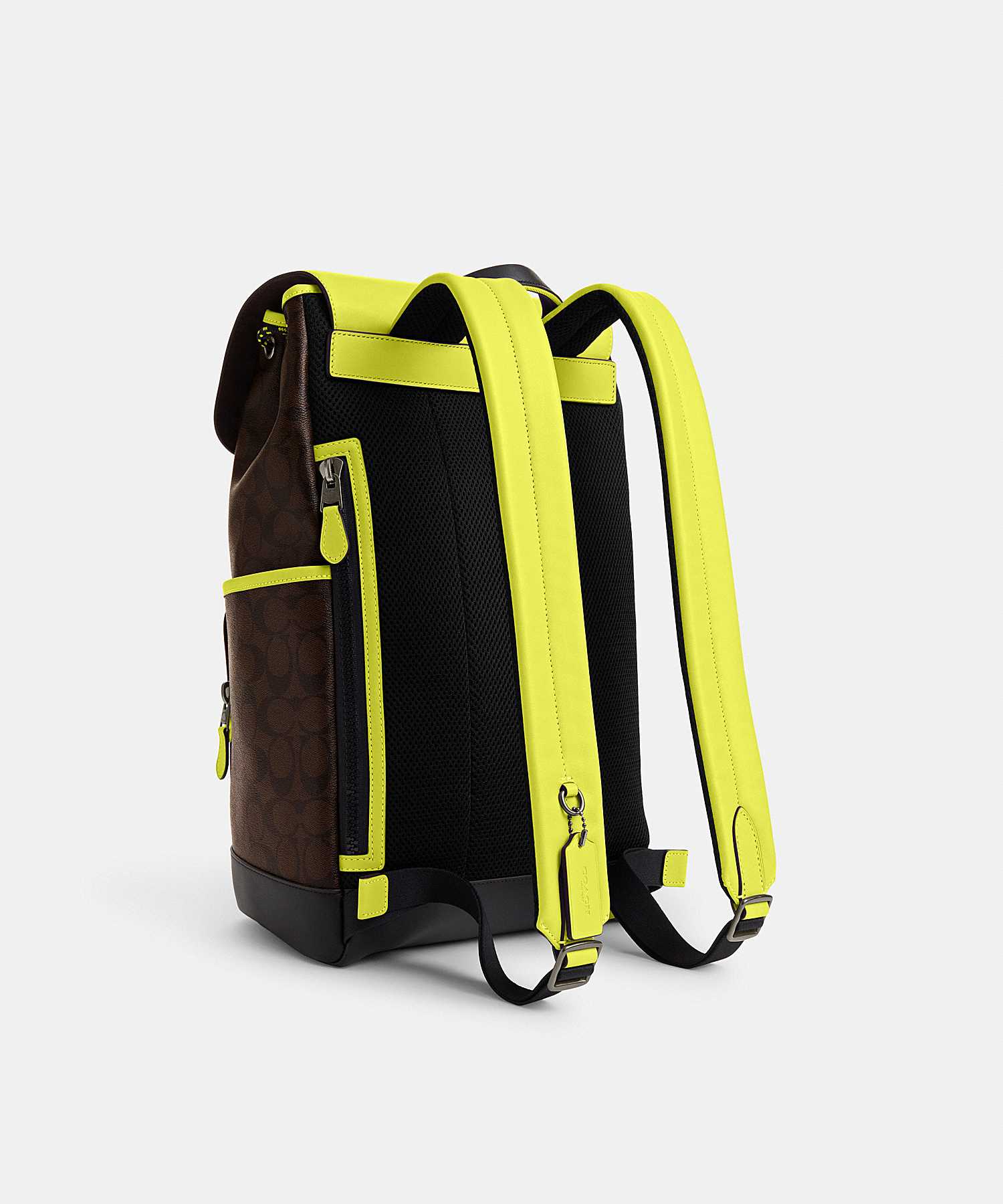 COACH TRACK BACKPACK IN COLORBLOCK SIGNATURE CANVAS CL417 QBW1U LINE