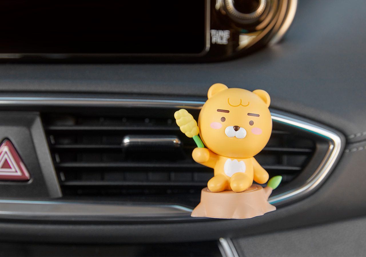 🛒พร้อมส่ง Set 1+1 Phone Number Plate + Air freshener For Car LINE