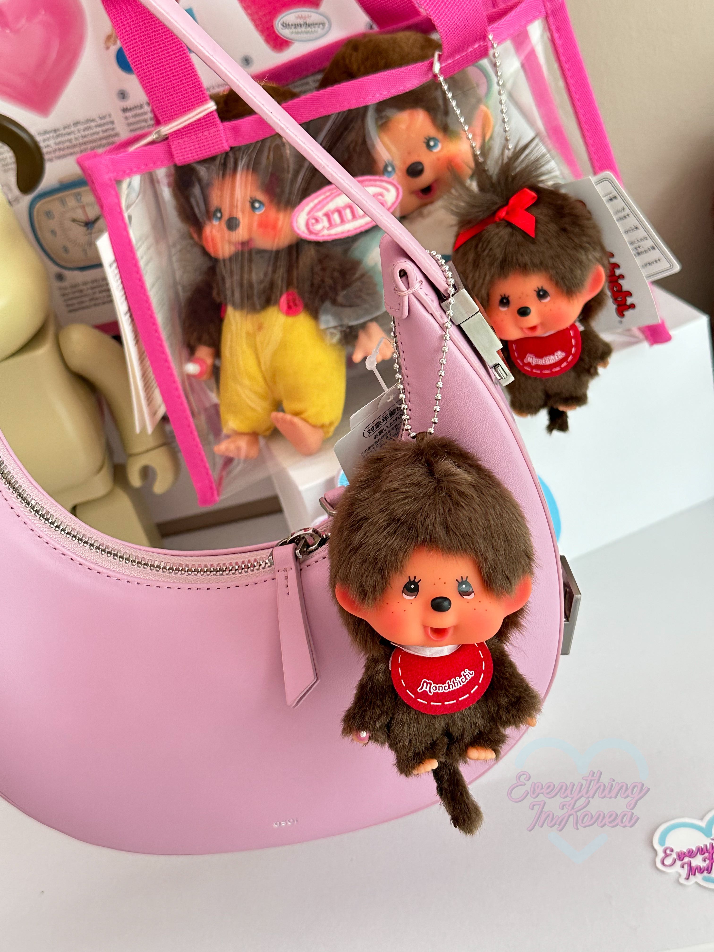 Big Head Monchhichi SS Boy Keychain ลิขสิทธิ์แท้จากญี่ปุ่น 🇯🇵 LINE