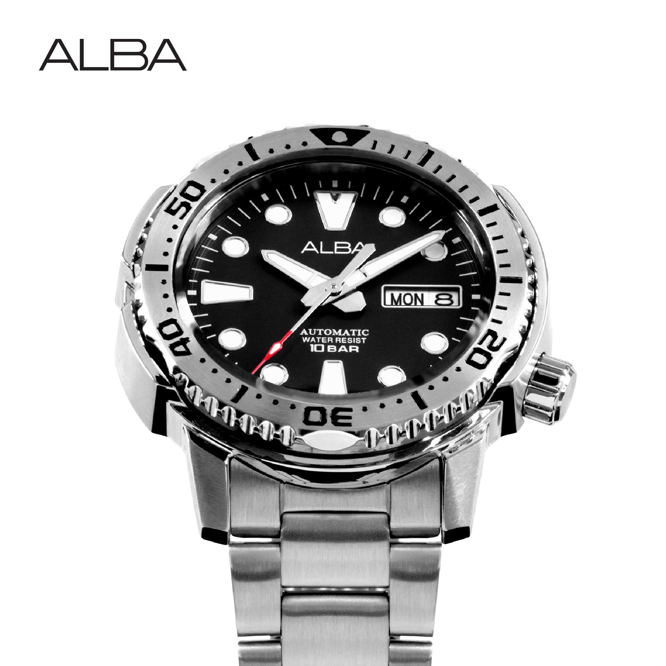 ALBA นาฬิกาข้อมือ Mini Tuna Automatic รุ่น AL4603X LINE SHOPPING