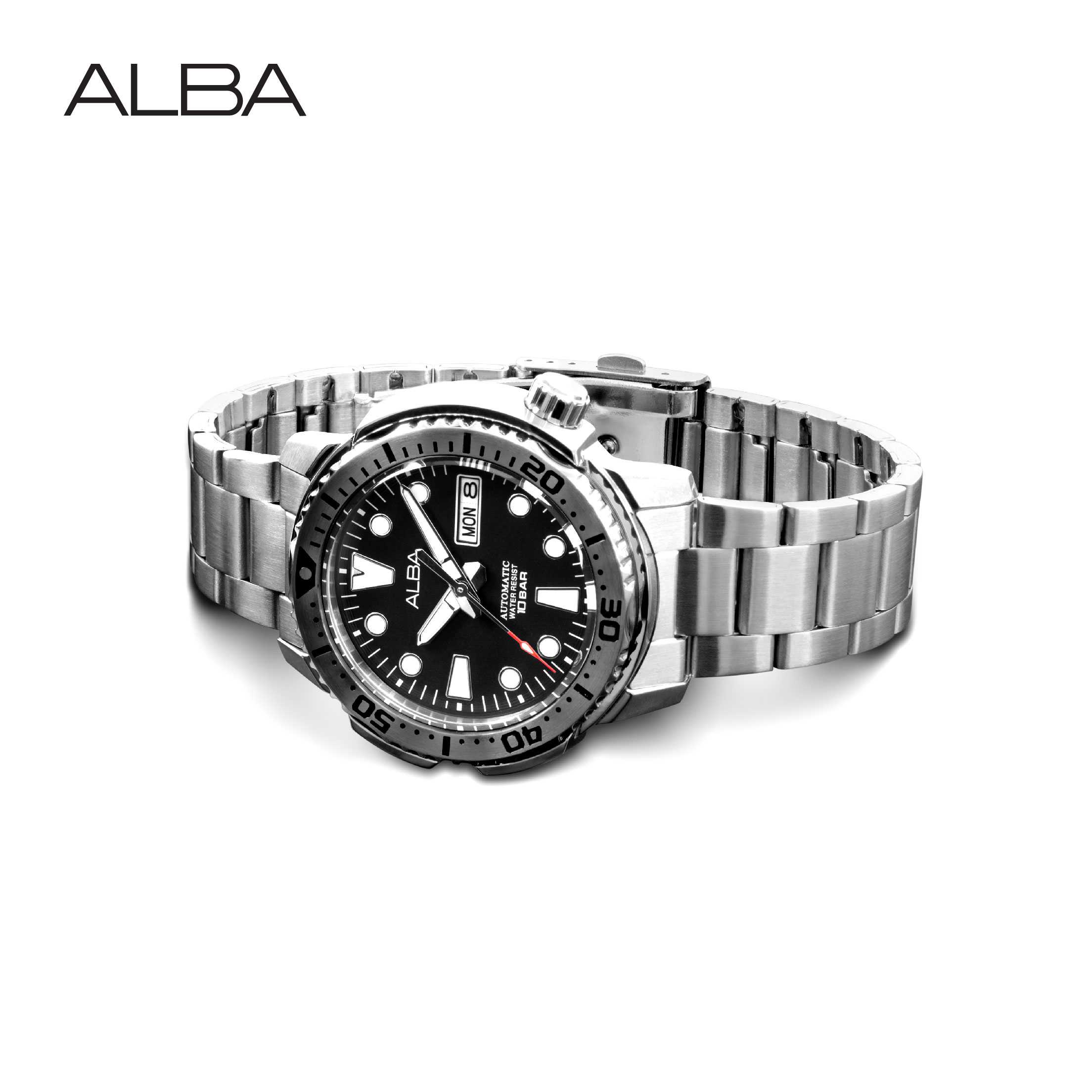 ALBA นาฬิกาข้อมือ Mini Tuna Automatic รุ่น AL4603X LINE SHOPPING