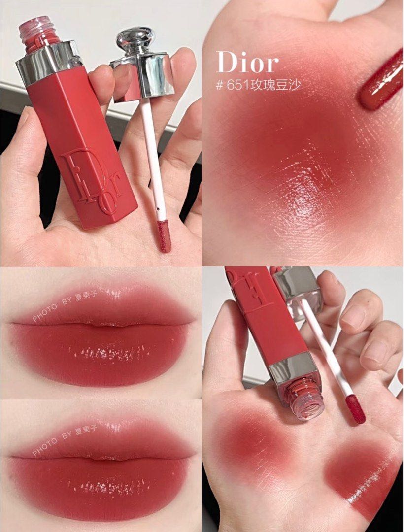 Dior Lip Tint Hydrating Notransfer (เบอร์ 651) Natural Rose LINE