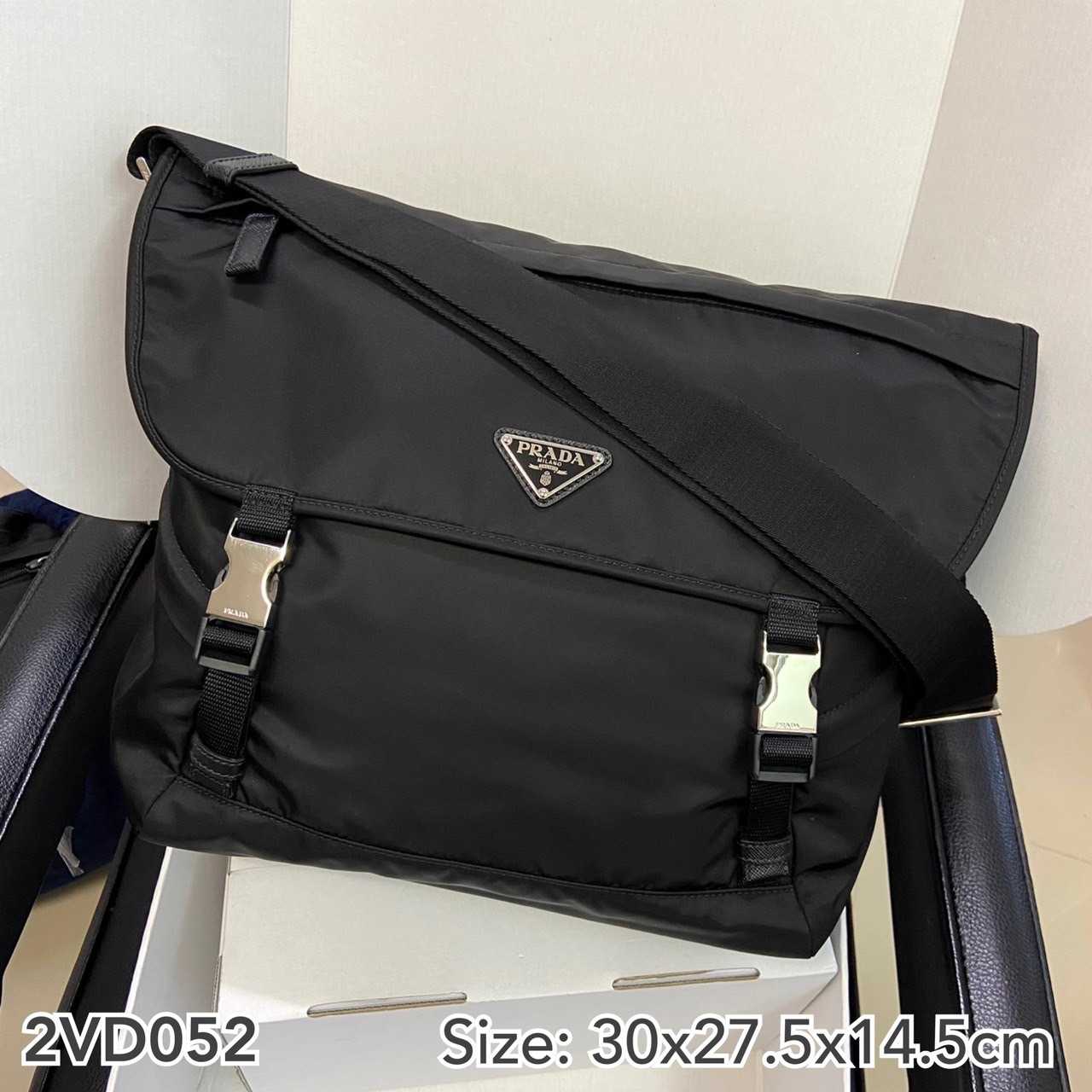 prada nylon messenger bag LINE SHOPPING