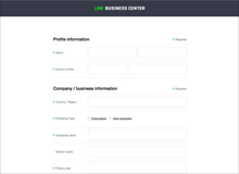 ลงทะเบียนที่ LINE BUSINESS CENTER