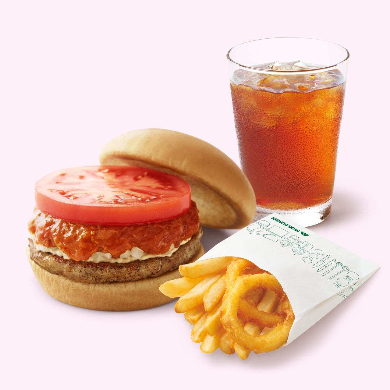 モスバーガーオニポテセット