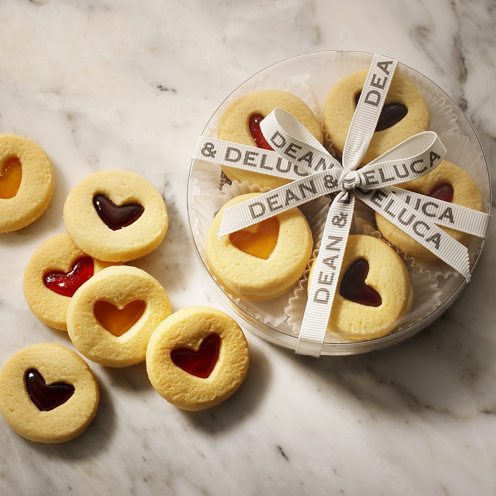 D D ハートジャムサンドクッキー