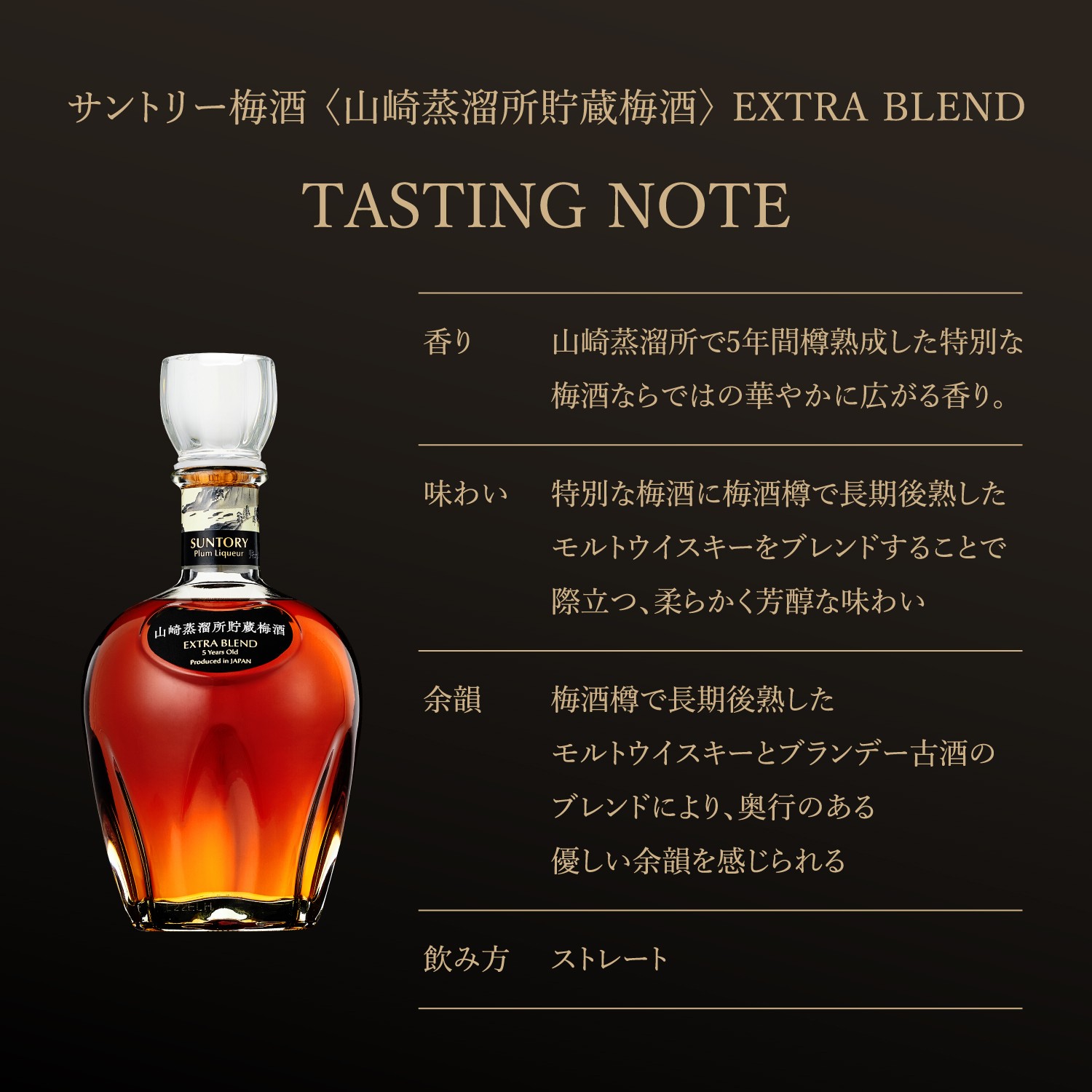 サントリー 山崎蒸溜所貯蔵梅酒 EXTRA BLEND 16度 700ml