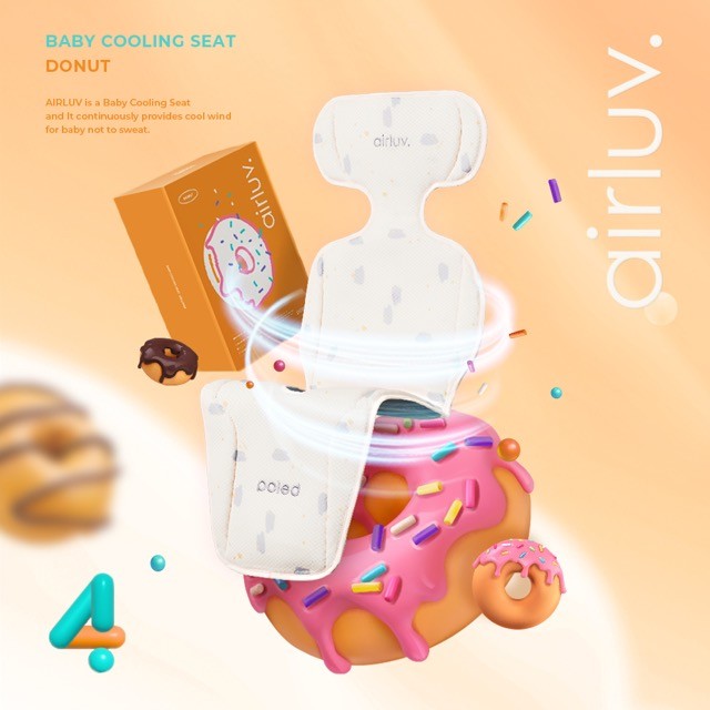 公式] エアラブ4 ドーナッツ | airluv4 donut 送風機付きクール