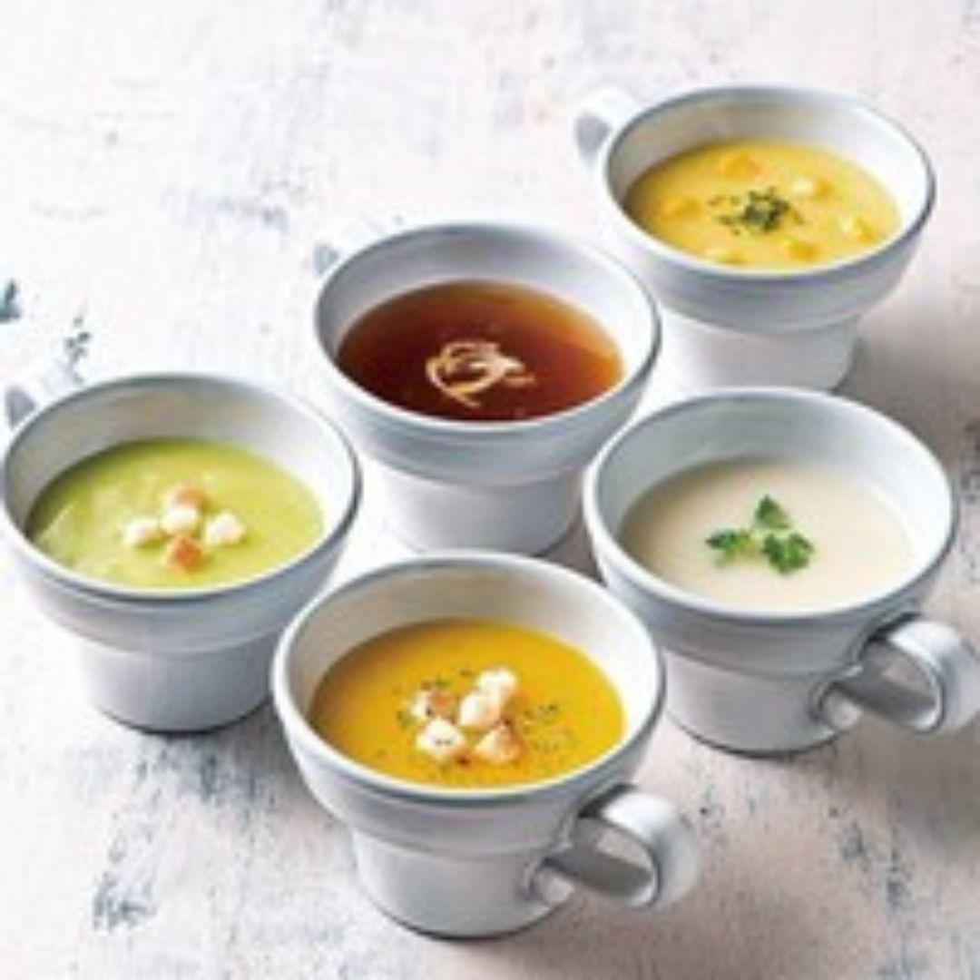 北海道の野菜をぎゅっと詰めた、ちょっと贅沢なスープ5種セット